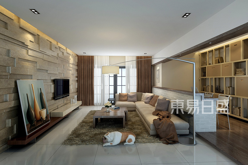 蜀郡200平米躍層現(xiàn)代簡約風格