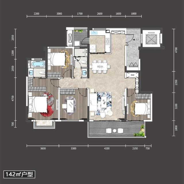 川發(fā)天府上城戶(hù)型解析