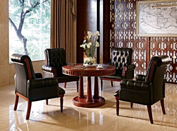 實木家具在辦公室裝修設計是如何被合理運用的（組圖）_安徽三鼎建筑裝飾工程有限公司