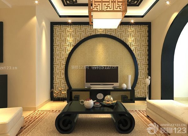電視背景墻裝修注意事項：造型設計