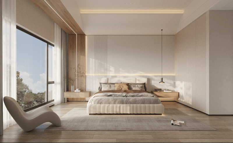 別墅臥室墻面顏色搭配技巧