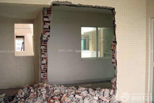 室內(nèi)裝修注意事項(xiàng)2：主體拆除