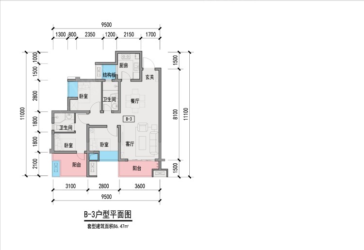 環天山嶼城戶型圖